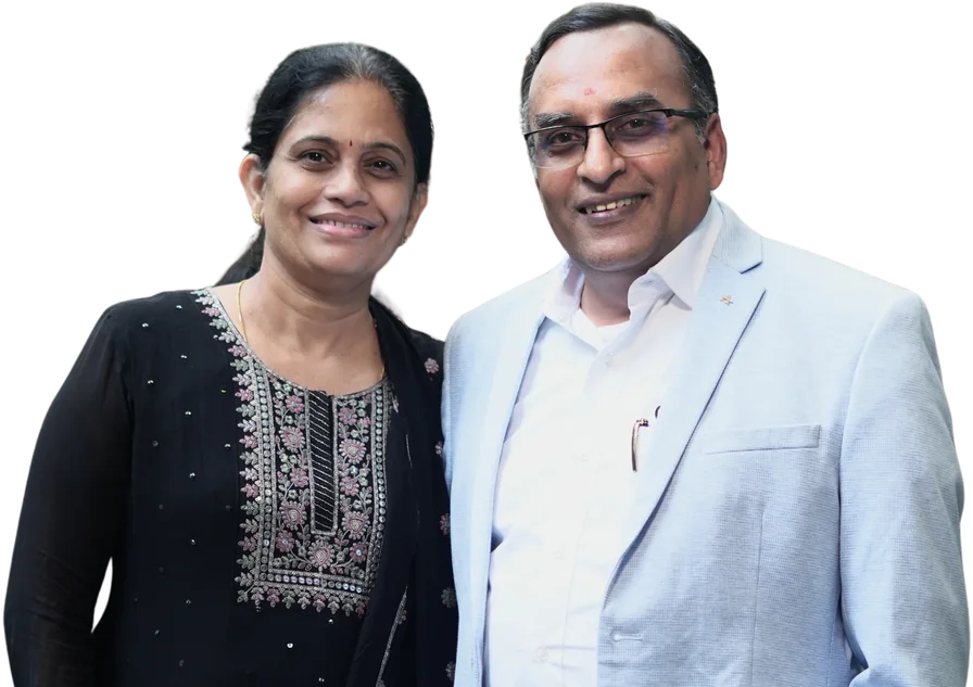 Daaji Shri. Kamlesh Patel and his wife